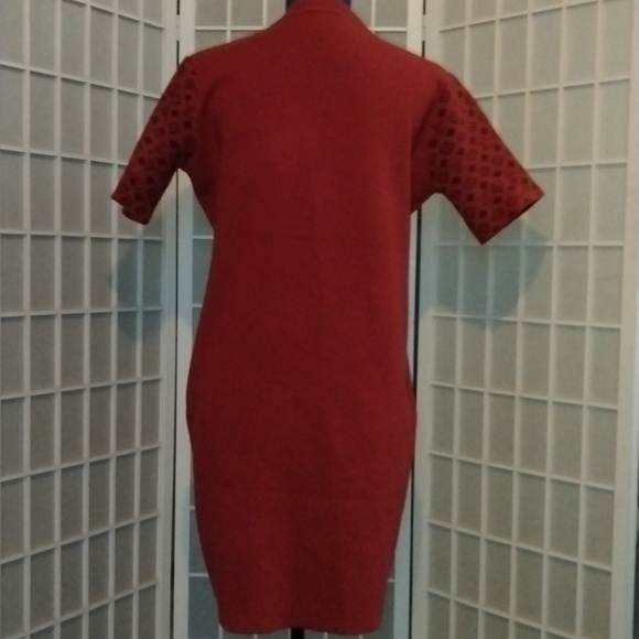 Louis Vuitton Cranberry Sweater Mini Dress - Picture 8 of 9